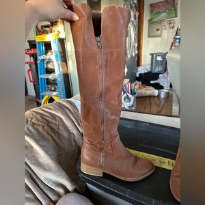 Tall brown boots size 9